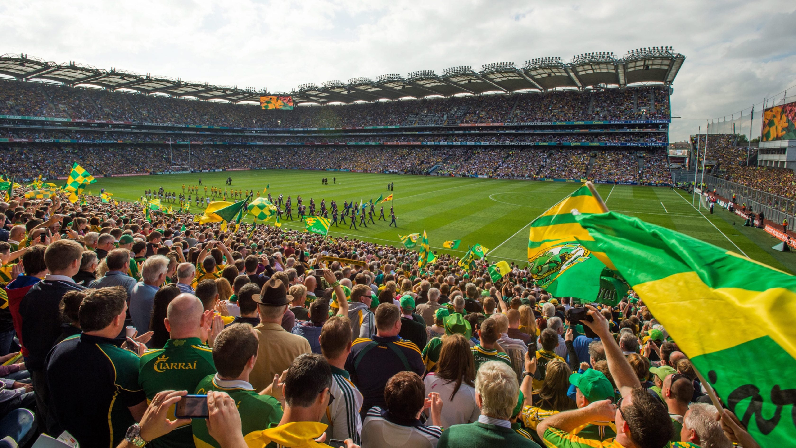 Kerry GAA supporters in Croke Park