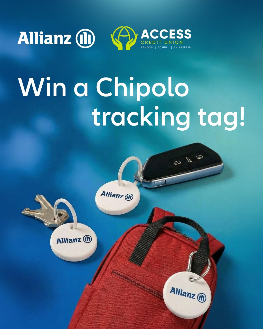 Access Credit Union chipolo competition poster