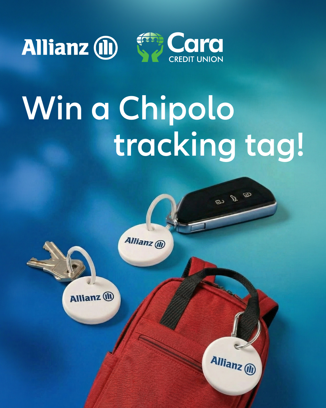 Cara Credit Union chipolo competition poster