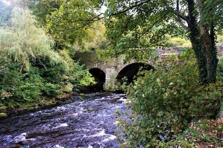Avoca river in Wicklow Ireland