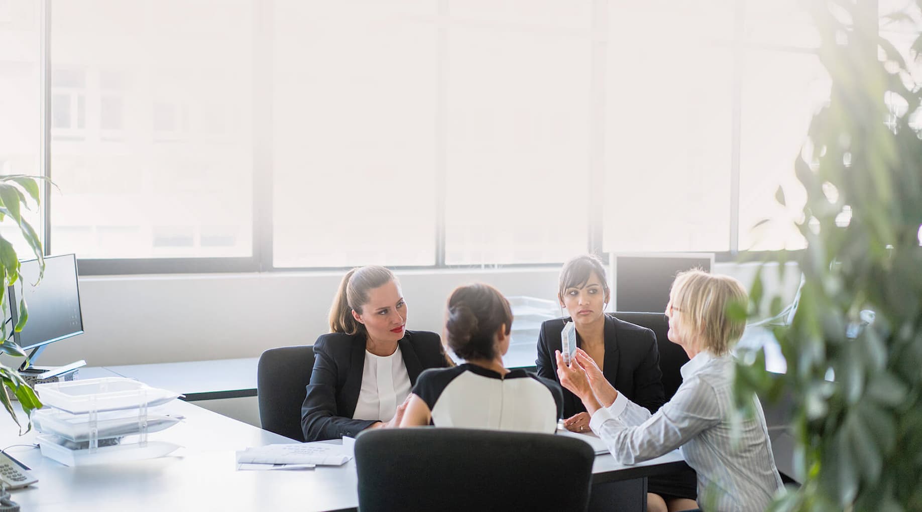 Teachers having a meeting