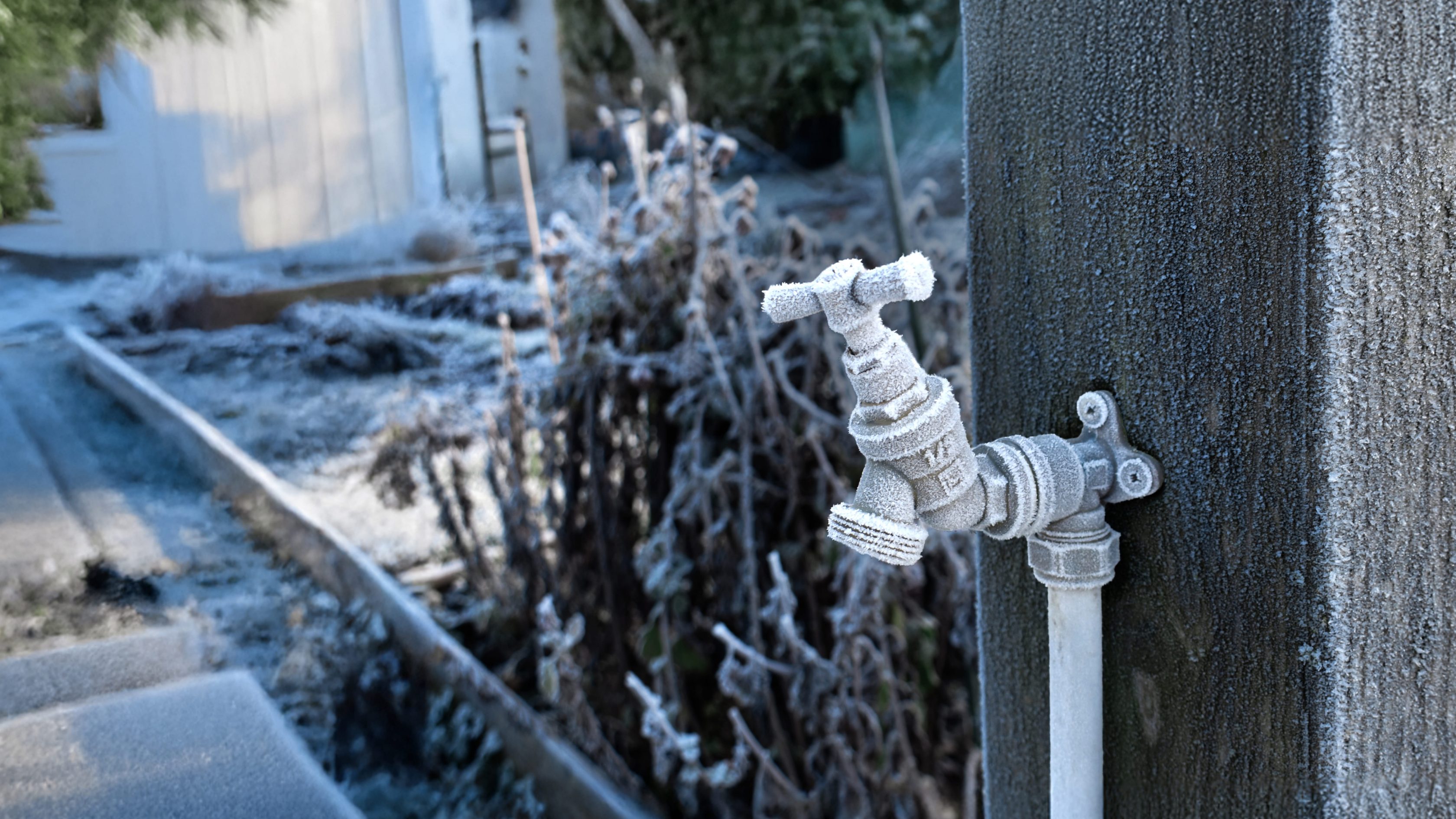 frosted water tap