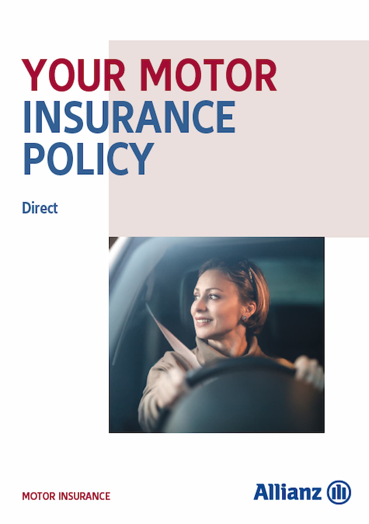 Motor insurance policy